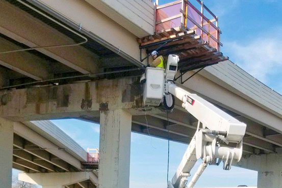 Nickle Electrical Companies’ skilled Electrician services overpass lighting